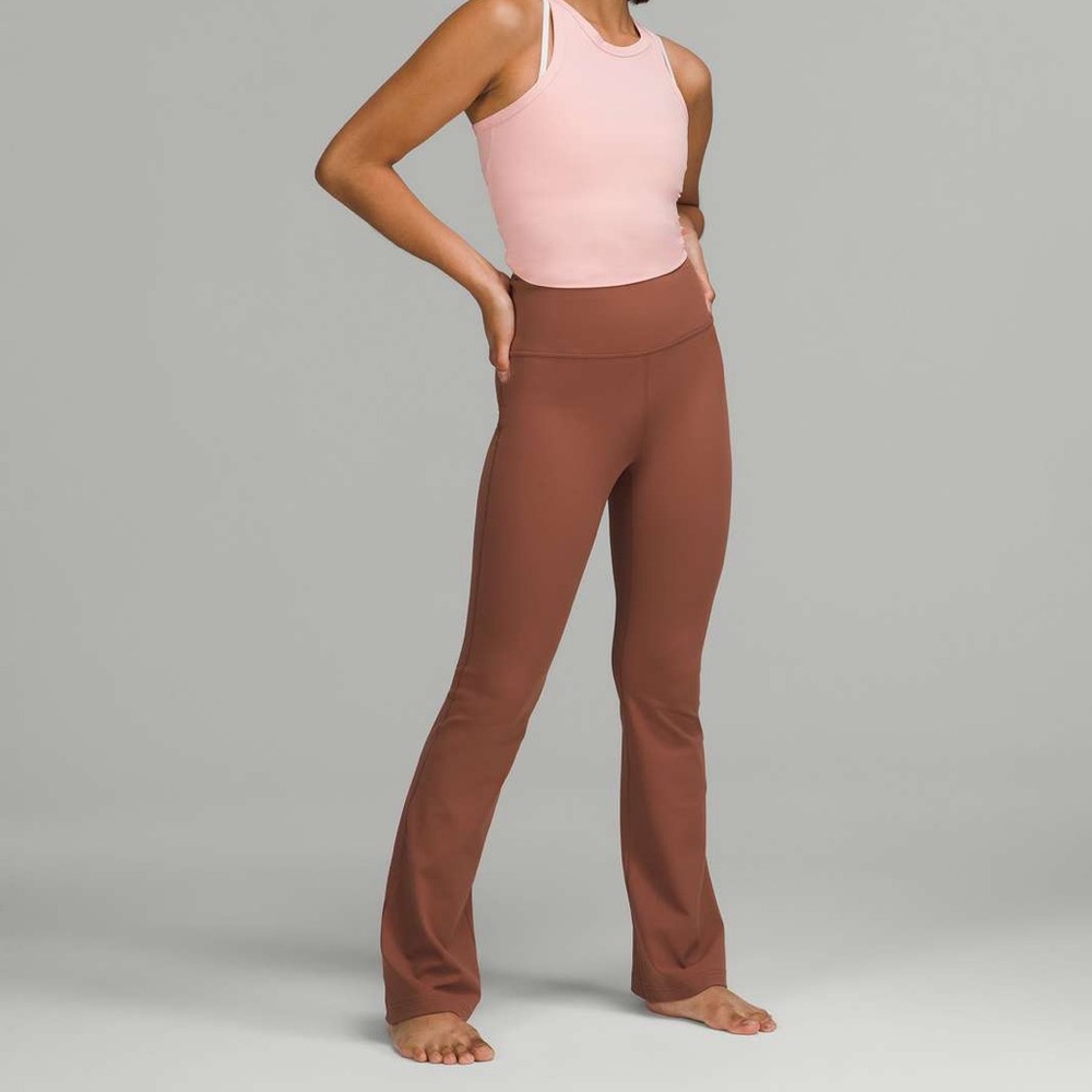 Lululemon Groove Super-High-Rise Flare Pant *Nulu Ancient Copper